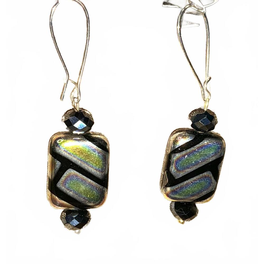 Gasoline Fire Earrings